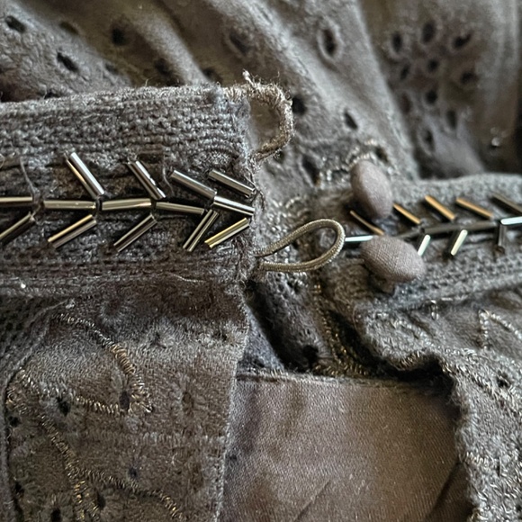 Love Sam Lucy in the Sky Black Eyelet Lace Blouse - Picture 6 of 6